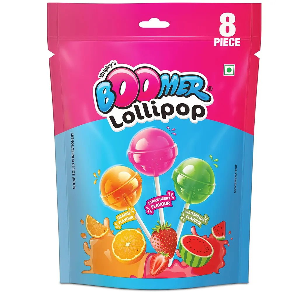 WRIGLEY'S BOOMER LOLLIPOP 84G