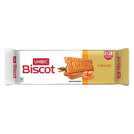 UNIBIC BISCOT CARAMEL 98G